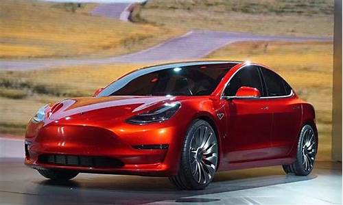 特斯拉最新款车model3,特斯拉新model3谍照曝光