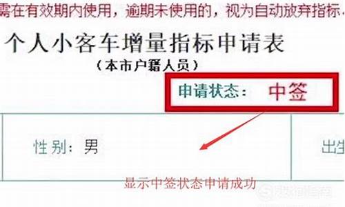 小汽车汽车摇号结果查询网站,小汽车摇号查询结果查询系统